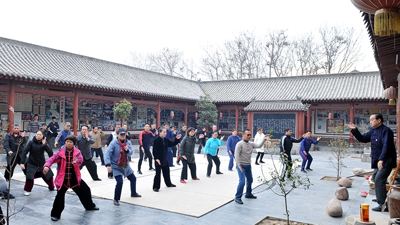 朱天才大师太极内功心法及新架二路高级培训班在陈家沟开班