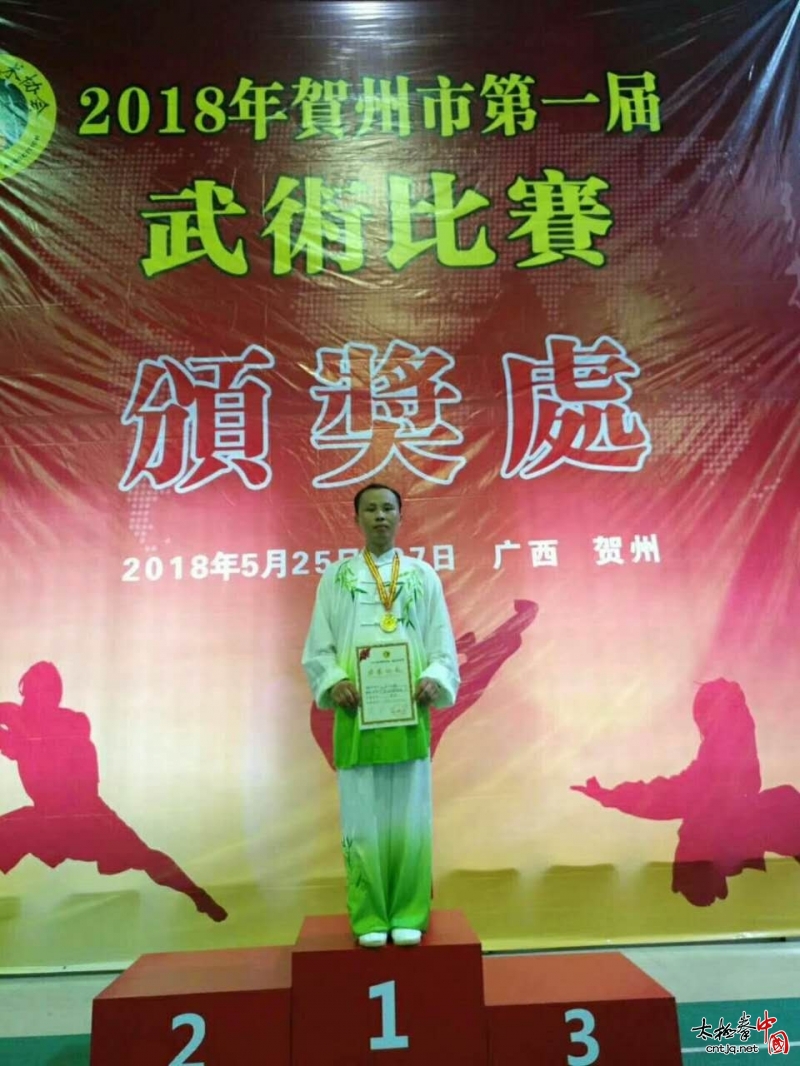 2018年广西贺州市第一届武术比赛取得圆满成功