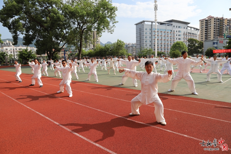 韩建民老师领衔广西柳城太极拳友助力“9·9日陈小旺太极拳日”