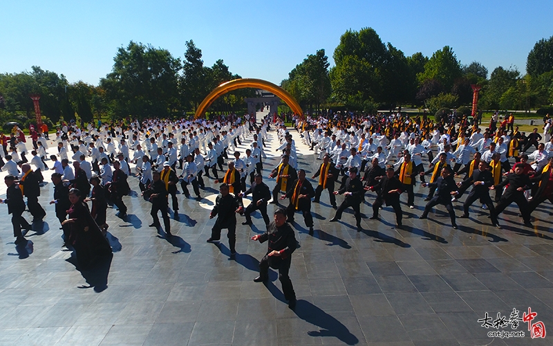 建国六十九载，太极百年相传——国际太极拳大师陈小旺祭祖收徒仪式隆重举行