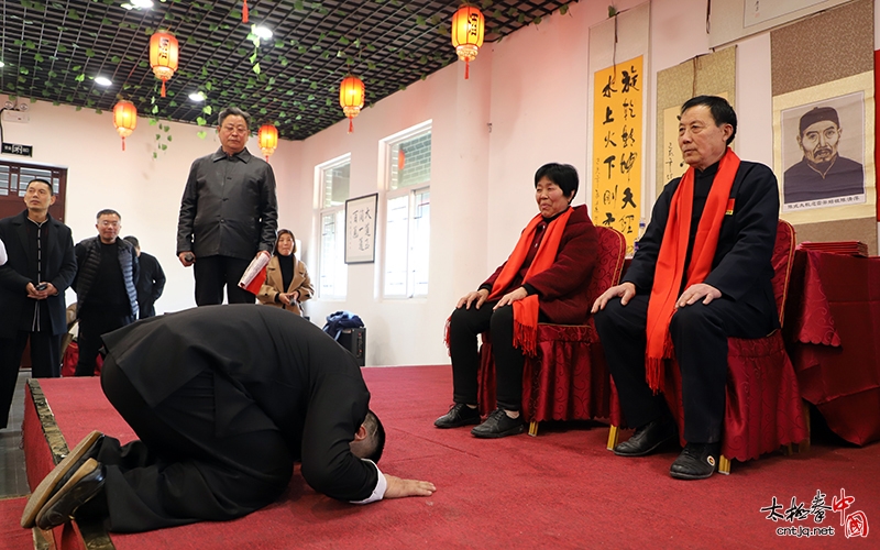 太极拳忽雷架传人陈庆雷老师七十岁寿诞庆典暨收徒仪式隆重举行