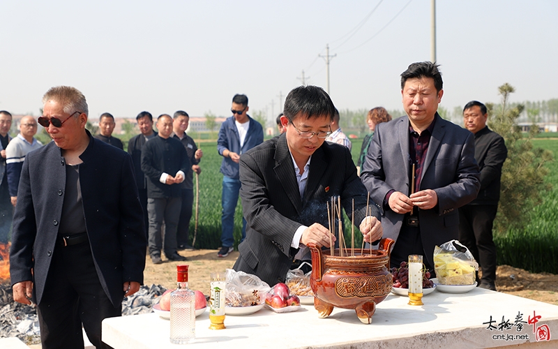 朱老虎太极体系清明节太极拳交流展示