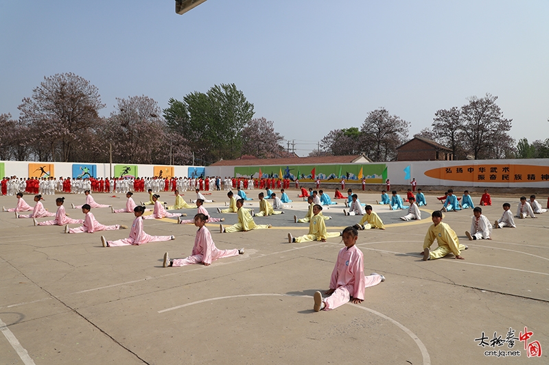 河南省武术特色学校验收专家组莅临温县祥云镇村小学、温县赵堡镇小学验收武术特色学校开展情况