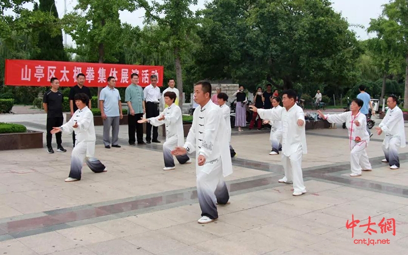 陈家沟太极拳宗军拳馆山亭分馆揭牌仪式在枣庄市山亭区隆重举行！