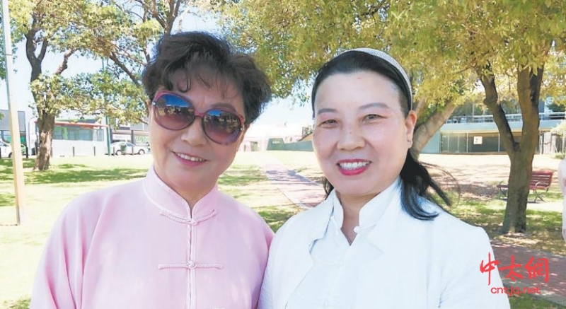 “太极双剑女皇”陈桂珍赴澳大利亚柏斯开展太极拳传播活动