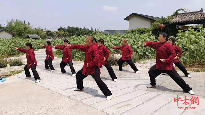 太白山下论拳道  黑河源头演太极——西安陈氏太极拳高新站拳友结缘企业团建  