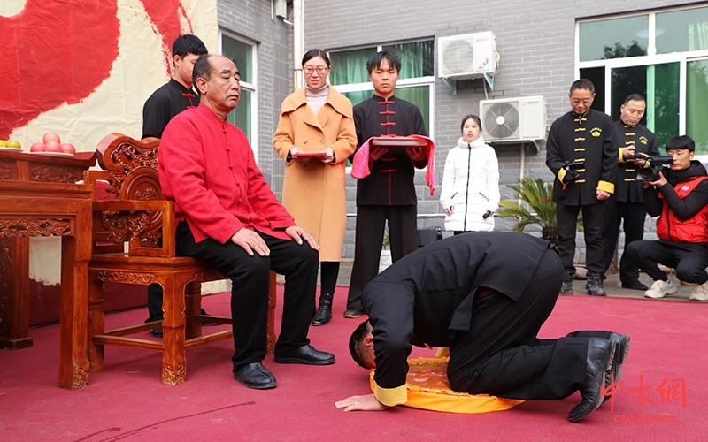 太极圣地•薪火传承——陈照森大师收徒仪式于陈家沟隆重举行