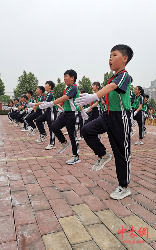 庆建党百年 铸中华武魂 ——孟州市大定小学举行武术操比赛