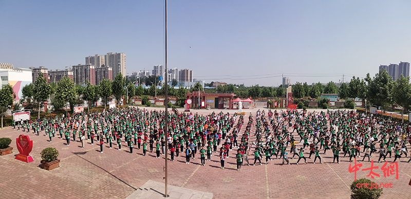庆建党百年 铸中华武魂 ——孟州市大定小学举行武术操比赛