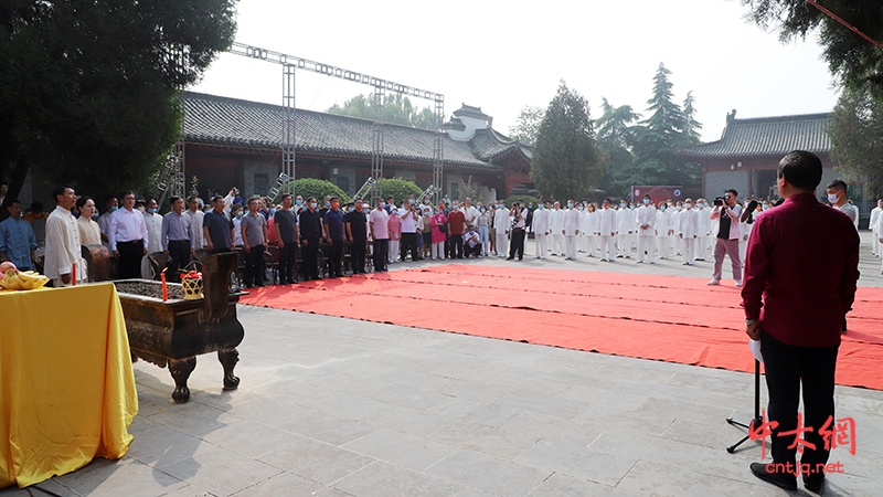 迎国庆 重传承｜太极拳名家陈炳收徒仪式于陈家沟祖祠隆重举行