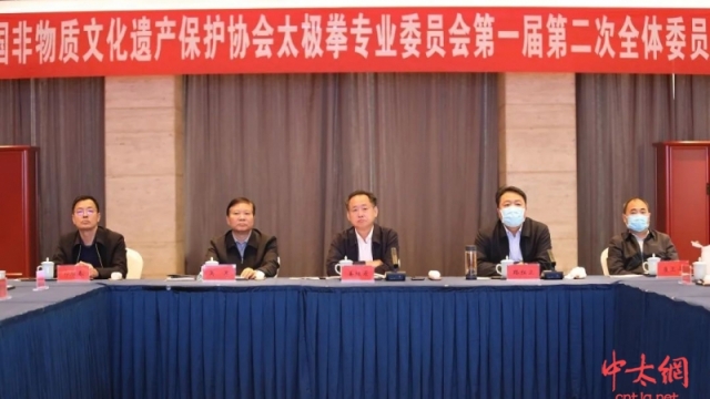 中国非物质文化遗产保护协会太极拳专业委员会第一届第二次会议召开