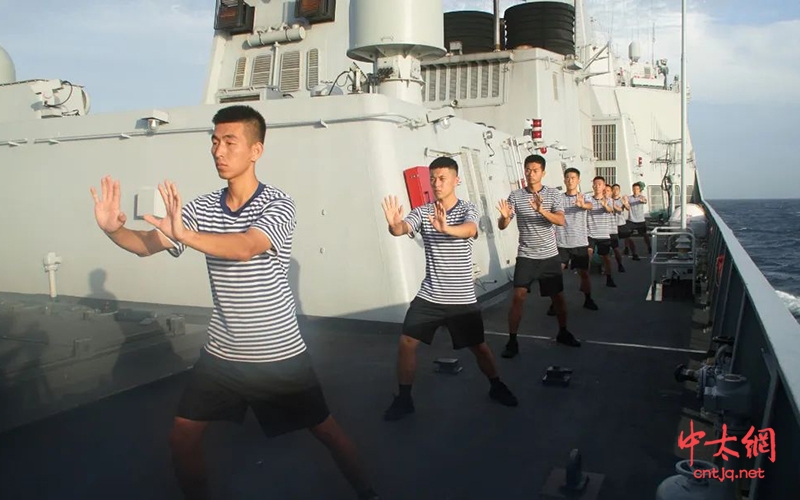 南部战区海军掀起“国风热潮”——水兵太极拳