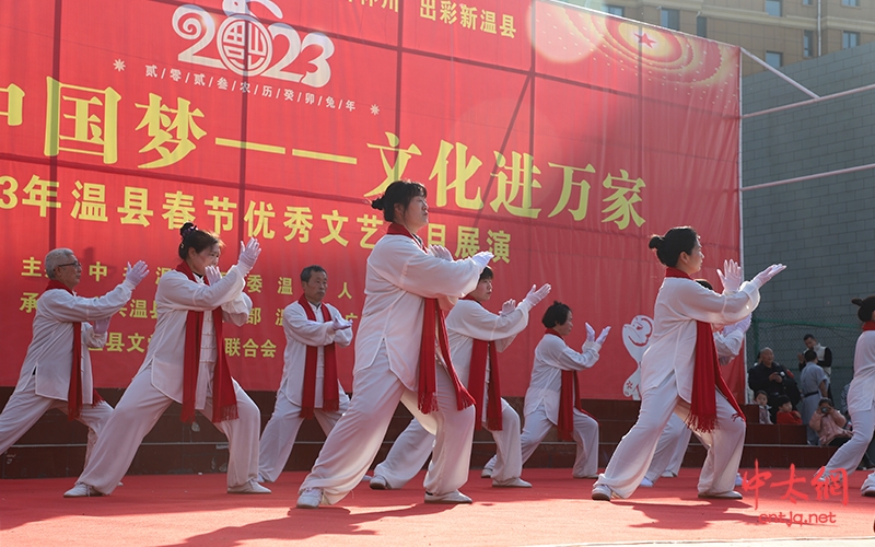 我们的中国梦 文化进万家——2023年新春焦作市武术太极拳展演活动圆满举行