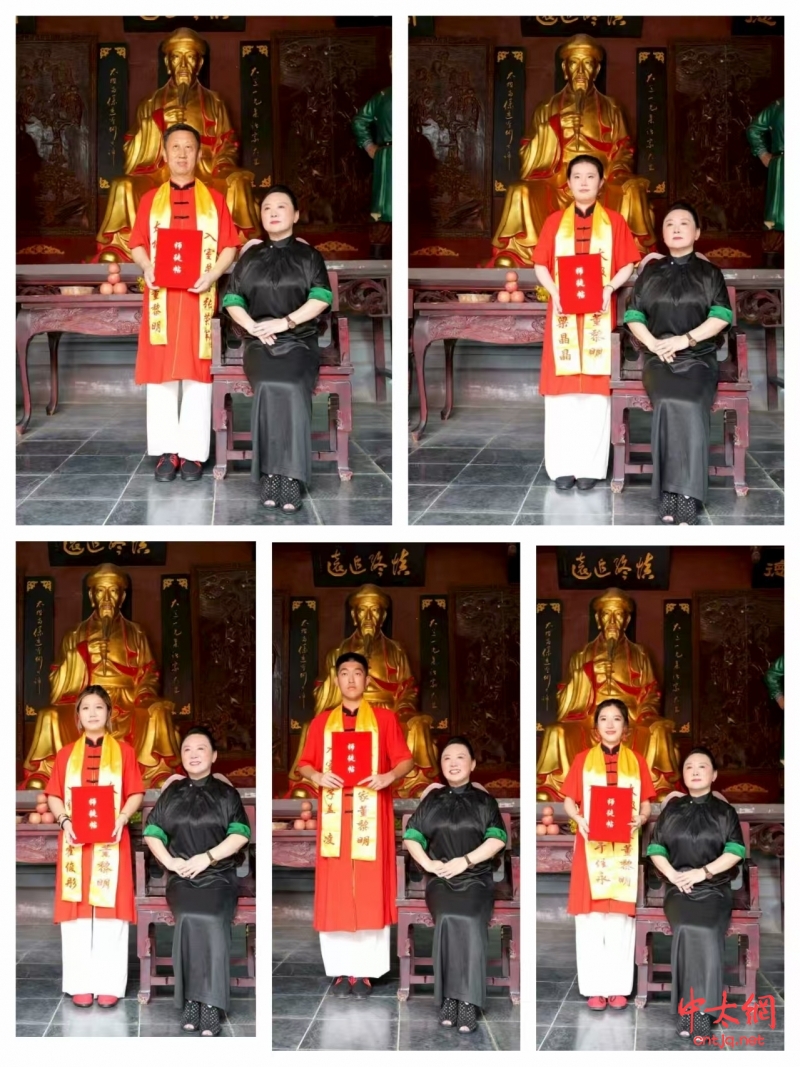 太极名家董黎明于陈家沟喜收新徒