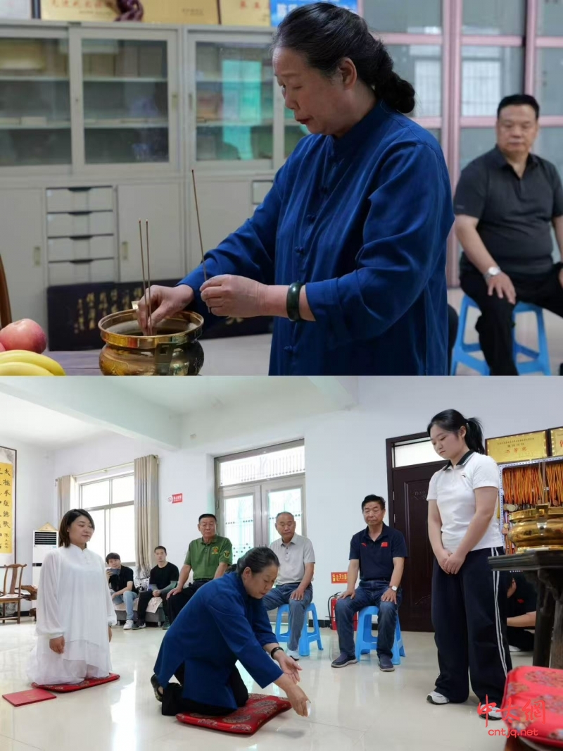 太极名家陈春爱喜收新徒